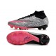 Nike Zoom Mercurial Superfly 9 Elite AG Silver Rosa Svart