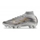 Nike Zoom Mercurial Superfly 9 Elite AG Silver