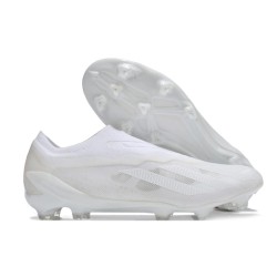 adidas X Crazyfast .1 Laceless FG Pearlized - Vit