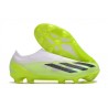 adidas X Crazyfast .1 Laceless FG Crazyrush - Vit Svart Lucid Lemon