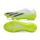 adidas X Crazyfast .1 Laceless FG Crazyrush - Vit Svart Lucid Lemon