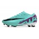 Nike Zoom Mercurial Vapor XV Elite FG Cyan Lila Svart