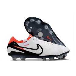 Nike Tiempo Legend X Elite FG Herrar Vit Röd Svart