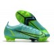 Fotbollsskor Nike Mercurial Vapor 14 Elite FG Impulse - Turkos Grön