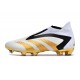 Fotbollsskor adidas Predator Accuarcy+ FG Vit Guld Svart