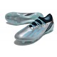 Fotbollsskor adidas X Crazyfast Messi.1 FG Silver Blå Svart