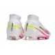 Nike Air Zoom Mercurial Superfly 9 Elite FG Vit Rosa Blå