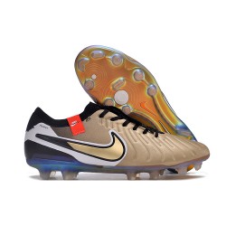 Nike Tiempo Legend X Elite FG Herrar Future Heritage Guld Svart