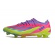 Fotbollsskor adidas X Crazyfast Messi.1 FG Korean Nights Son - Lucid Lemon Blå Rosa LIMITED EDITION