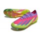 Fotbollsskor adidas X Crazyfast Messi.1 FG Korean Nights Son - Lucid Lemon Blå Rosa LIMITED EDITION