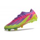 Fotbollsskor adidas X Crazyfast Messi.1 FG Korean Nights Son - Lucid Lemon Blå Rosa LIMITED EDITION