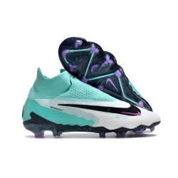 Nike Gripknit Phantom GX Elite DF FG Peak Ready - Turkos Svart Fuchsia Dream Vit