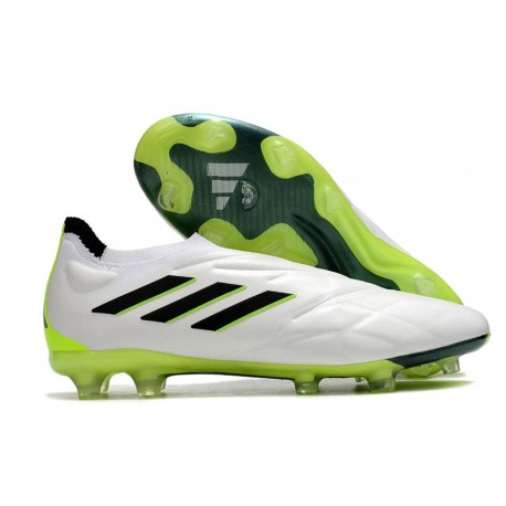 adidas Copa Pure+ FG Fotbollsskor Crazyrush - Vit Svart Lucid Lemon