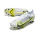 Nike Mercurial Vapor 14 Elite FG Silver Safari - Vit Svart Silver Neon