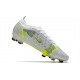 Nike Mercurial Vapor 14 Elite FG Silver Safari - Vit Svart Silver Neon