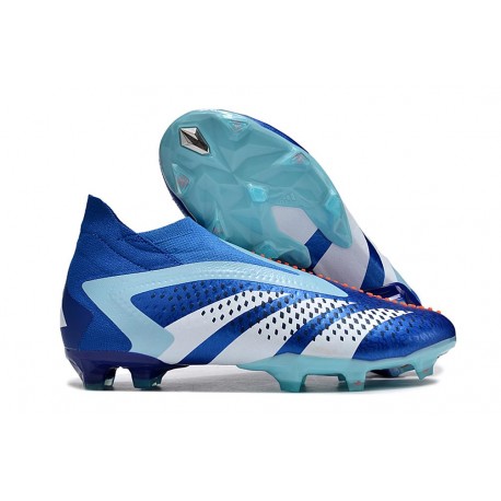 Fotbollsskor adidas Predator Accuarcy+ FG Blå Vit