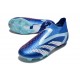 Fotbollsskor adidas Predator Accuarcy+ FG Blå Vit