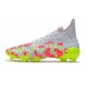 Fotbollsskor adidas Predator Freak + FG Herr Vit Rosa Gul