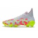 Fotbollsskor adidas Predator Freak + FG Herr Vit Rosa Gul