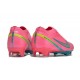 Nike Air Zoom Mercurial Vapor 15 Elite FG Rosa Blå