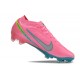 Nike Air Zoom Mercurial Vapor 15 Elite FG Rosa Blå