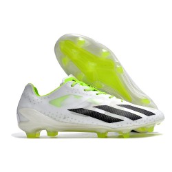 adidas X Crazyfast+ FG Herrar Grå Svart Lucid Lemon LIMITED EDITION