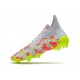 Fotbollsskor adidas Predator Freak + FG Herr Vit Rosa Gul