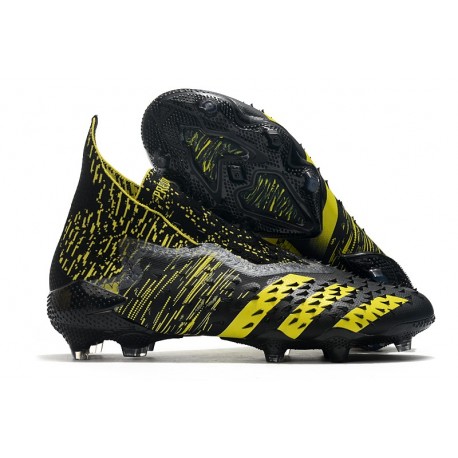 Fotbollsskor adidas Predator Freak + FG Herr Svart Gul