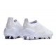 Adidas Predator Elite Laceless FG Pearlized Vit Silver