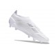 Adidas Predator Elite Laceless FG Pearlized Vit Silver