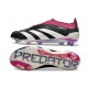 Adidas Predator Elite Laceless FG Svart Vit Lila