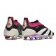 Adidas Predator Elite Laceless FG Svart Vit Lila