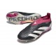 Adidas Predator Elite Laceless FG Svart Vit Lila