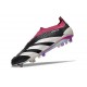 Adidas Predator Elite Laceless FG Svart Vit Lila