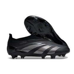 Adidas Predator Elite Laceless FG Nightstrike Svart Grå