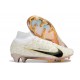 Nike Air Zoom Mercurial Superfly 9 Elite FG Vit Svart Guld