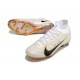 Nike Air Zoom Mercurial Superfly 9 Elite FG Vit Svart Guld