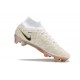 Nike Air Zoom Mercurial Superfly 9 Elite FG Vit Svart Guld