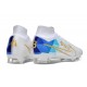 Nike Air Zoom Mercurial Superfly 9 Elite FG Vit Blå Guld