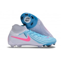 Nike Phantom Luna II Elite FG Blå Vit Rosa