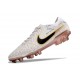 Nike Tiempo Legend X Elite FG Herrar Vit Guld Svart