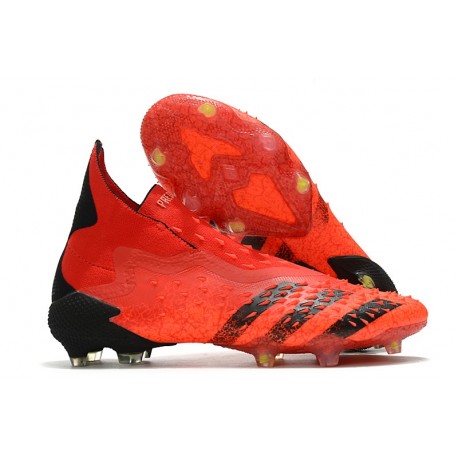 Fotbollsskor adidas Predator Freak + FG Herr Meteorite - Röd Svart