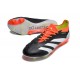 Fotbollsskor Adidas Predator Elite FG Solar Energy Svart Vit Röd