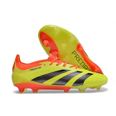 adidas Predator Elite FG Gul Svart Röd