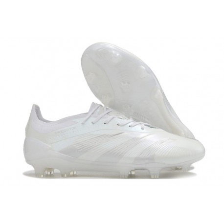 Fotbollsskor Adidas Predator Elite FG Pearlized Vit Silver