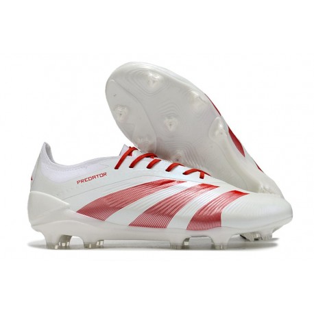 Fotbollsskor Adidas Predator Elite FG Vit Röd