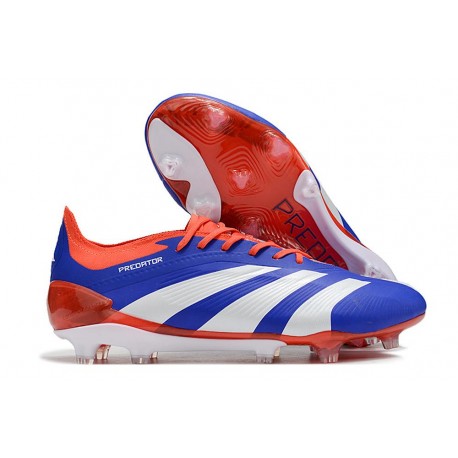 Fotbollsskor Adidas Predator Elite FG Blå Vit Röd