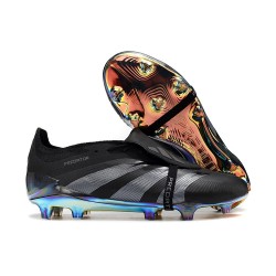 Fotbollsskor Adidas Predator Elite FT FG Nightstrike Svart Grå