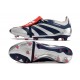 Fotbollsskor Adidas Predator Elite FG Silver Svart Röd 