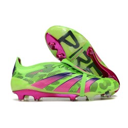 Fotbollsskor Adidas Predator Elite FT FG Grön Rosa Lucid Lemon